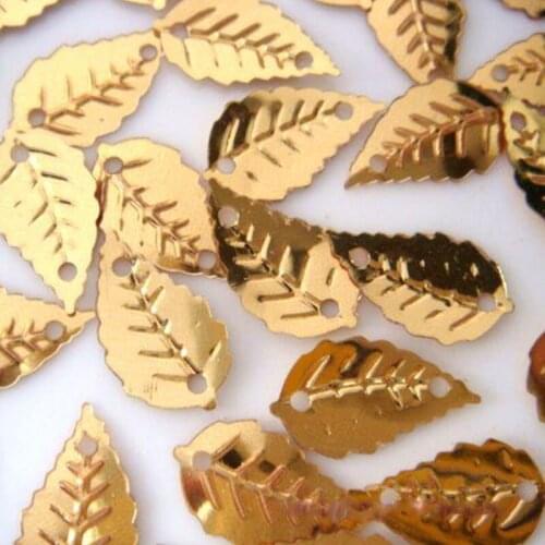 4200Pcs 150g 9X16mm Leaves Sequins PVC Scrapbook Material DIY Stage Clothing Accessories Wedding Decoration Sewing Supplies