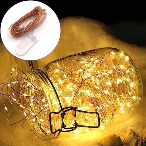 Cooleeon LED String Lights With Transparent Wire