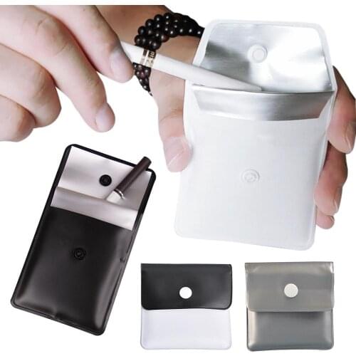 EVA Portable Ashtrays Pocket Outdoor Outings Travel Accessories Smoking Cigar Tobacco Ash Storage Odorless Fireproof Bag Pocket