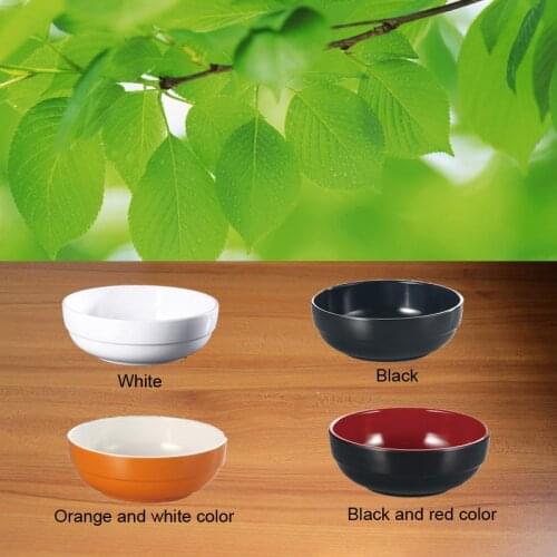 Melamine Imitation Porcelain Dinnerware Japanese Straight Edge Bowl Fast Food Restaurant Melamine Bowl A5 Melamine Tableware