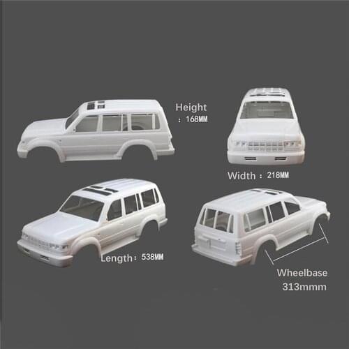 Classic Land Cruiser LC80 RC Car Shell for 1/ 10 SCX10 TRX4 313mm Wheelbase RC Car Shell Hard Plastic Body DIY Accessories