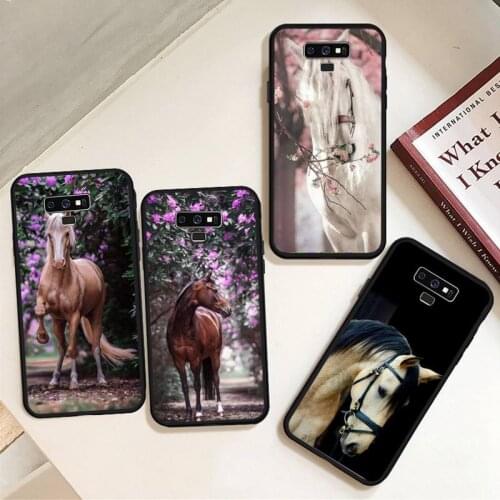 Handsome Horse Animal Phone Case For Samsung A50 A51 A71 A20E A20S S10 S20 S21 S30 Plus ultra 5G M11 funda cover