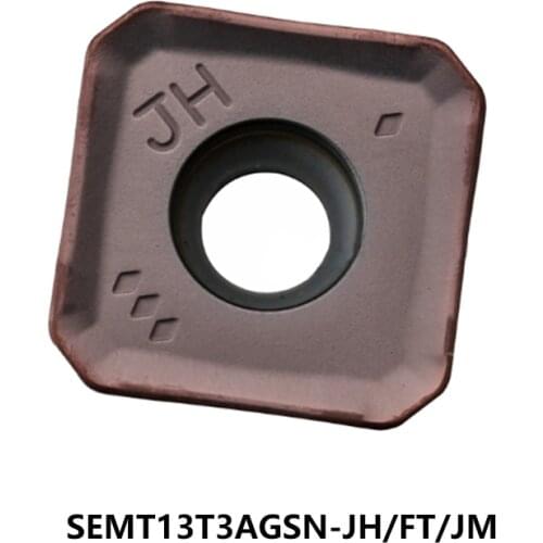 Original MITSUBISHI SEMT 13T3 SEMT13T3 AGSN SEMT13T3AGSN FT JH JM Carbide Inserts Lathe Cutter Tools Turning utensili tornio CNC