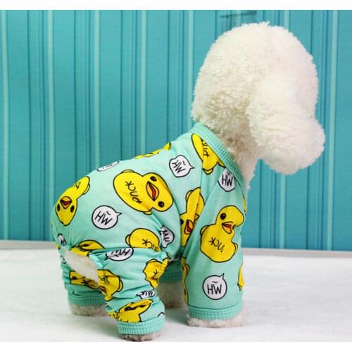 Dog Pajamas Warm Clothes Chihuahua Yorkie Pet Puppy Clothing for Dog Jumpsuit Autumn Winter Pet Puppy Clothing Size XS-XXL
