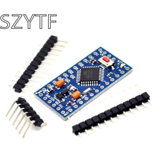 Pro Mini 328 Mini 3.3V/8M 5V/16M ATMEGA328 ATMEGA328P-AU 3.3V/8MHz 5V/16MHZ for Arduino