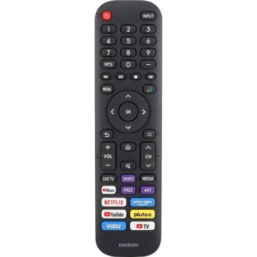 Remote Control for Hisense 4K UHD LED Smart TV EN2B30H 32H5500F 40H5570F 40H5580F 40H5590F 40H56G 50Q7G 55Q7G 65Q7G Controller