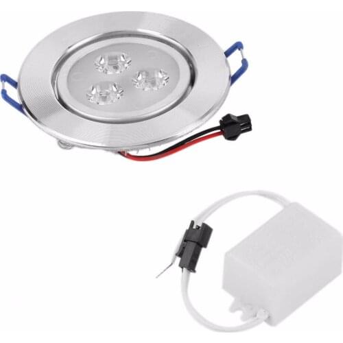 3W LED Ceiling lighting spots Light Recessed Downlight Spot Lamp Bulb Lights Driver Anti-rust Anti- Corrosion Optimized Design