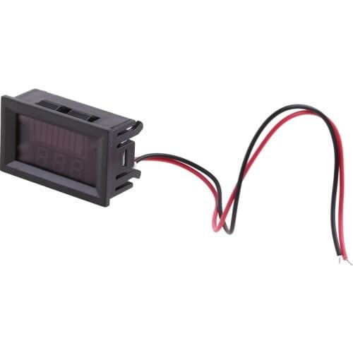 DC 12V-72V Lead-acid Digital Battery Capacity Indicator Charge Tester Voltmeter 23GB