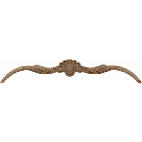 VZLX Dcarving Furniture Decoration European Style Wood Round Applique Heart Decorative Flower Figurines Miniatures Home Decor