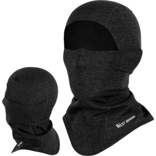 Winter Sport Cycling Cap Bike Full Face Mask Neck Warmer Men Women Scarf Ski Bicycle Motocycle Fleece Head Cap Hat