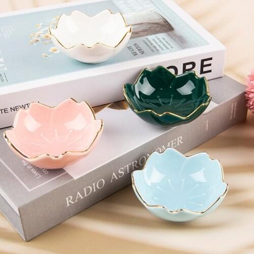 1Pcs Ceramics Seasoning Small Dish Round Polygon Square Japanese Style Color Sauce Sauce Dish Seasoning Plate