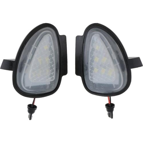 2 Pieces Error Free LED Side Mirror Puddle Lights for Vw Golf 6