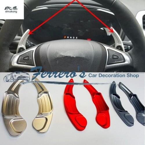 2pcs/lot For FORD Mondeo Edge Taurus 2013 2014 2015 2016 Lincoln MKZ MKX MKS MKT Steering Wheel Shift Paddle Shifter Extension