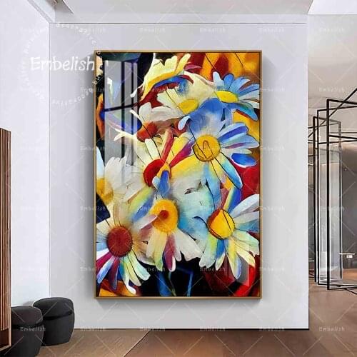 Embelish Famous Artwork By Kandinsky Abstract Sunflower Home Decor Pictures For Living Room Wall Posters HD Canvas Oil Paintings