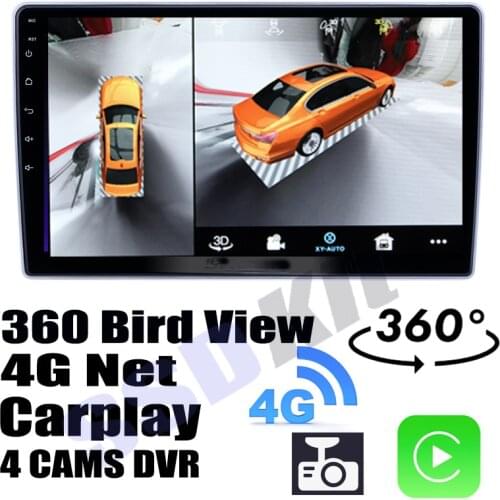 Car Audio Navigation GPS Carplay DVR 360 Birdview Around 4G Android System For Nissan Roniz Xterra WD22 1999~2005