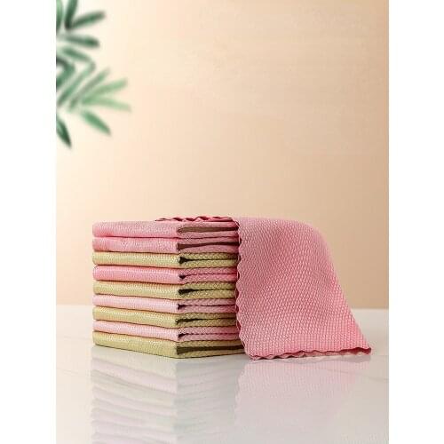 Seamless special scale cloth Cabo towel absorbent lint-free cloth to clean without leaving marks housework kitchen oil
