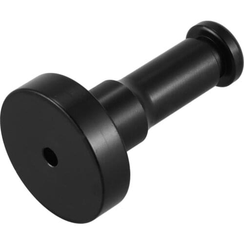 Decorative Aluminum Wall Hooks Towel Hanger Clothes hanger and Towel and coat and Robe Hooks 1pc Black