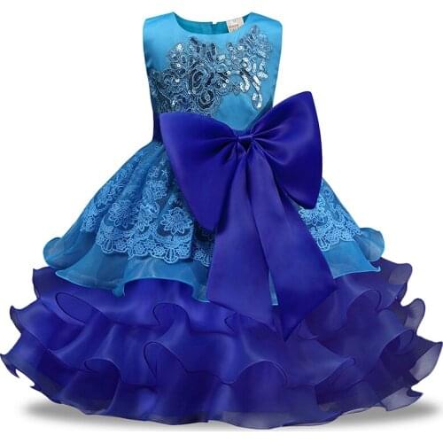Childrens wedding party dress little girl princess sequin tutu kids girls dresses bow tie sofia Girlssuits boutique outfits