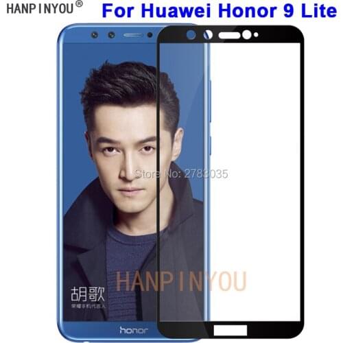 For Huawei Honor 9 Lite 5.65" New 9H Hardness 2.5D Full Cover Toughened Tempered Glass Film Screen Protector Protect Guard