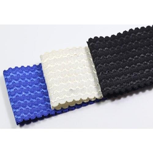 Water ripple Elastic bands for clothes 30~50MM Elastic ribbon DIY Sewing Accessories rubber band elastic bands for fit