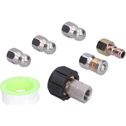 Gereedschap FGDEYUHJU Repair tool part Drain Cleaning Hose Sewer Jetter Kit Pressure Washer Quick Connector Nozzle