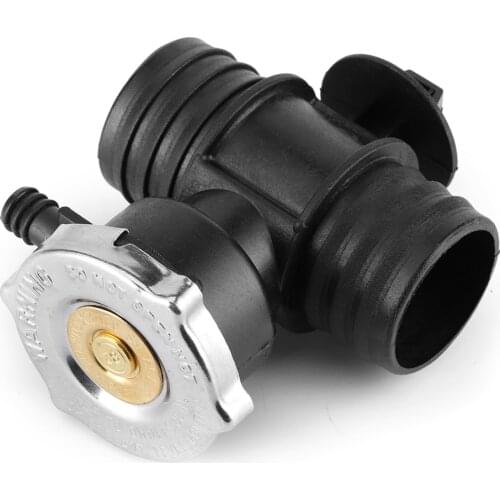 Radiator Cap with T-Branch Water Pipe Kit 55116901AA Fit for Jeep Engine Cooling Valve