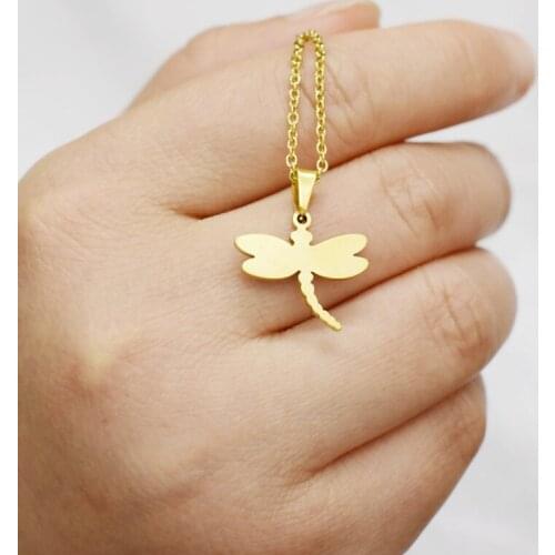 Tiny Butterfly Necklace Cute Dainty Wings Flower Insect Pendants Bridesmaid Gift Mothers Day Jewelry