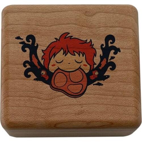 Ponyo on the cliff by the sea Gake no Ue no Ponyo wind up music box anime fans kids boys girls educational toy christmas gift