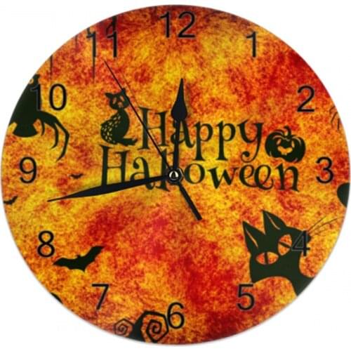 Wall Clocks Creativity Numeral Digital Dial Mute No Ticking Sound Battery Operated Clocks for Childrens Playroom