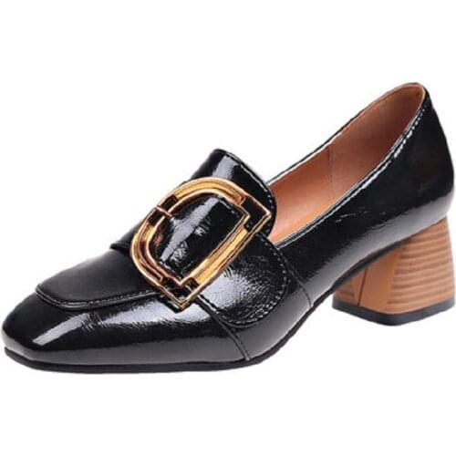 New Korean version of the British wind womens shoes single shoes flat shoes casual fashion womens shoes