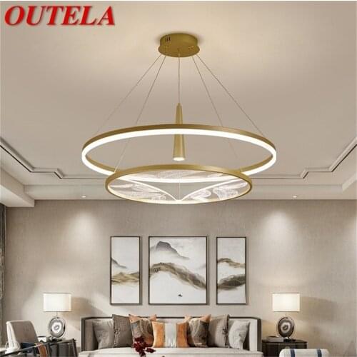 OUTELA Pendant Lights LED Fixture Contemporary Luxury Decoration For Home Living Dining Room
