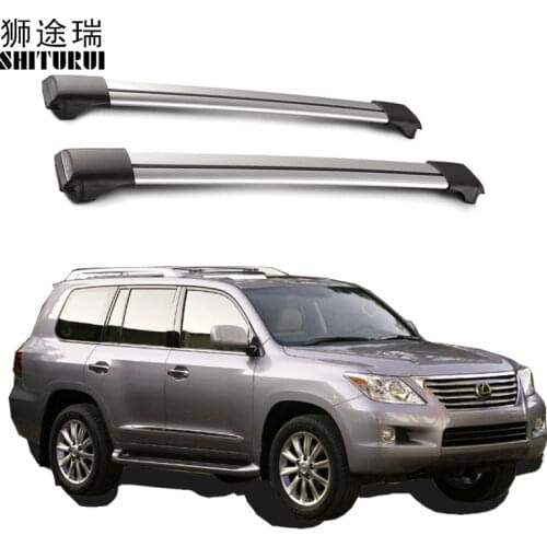 2Pcs Roof Bars For Lexus LX-Series UZJ100 470 1998-2007 Aluminum Alloy Side Bars Cross Rails Roof Rack Luggage LOAD 200KG