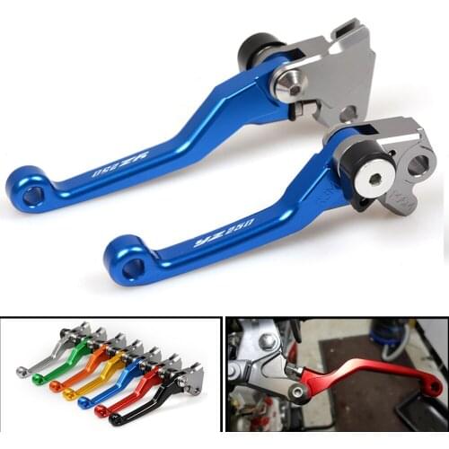 For YAMAHA YZ250 YZ 250 2015-2018 2017 2016 CNC Pivot Brake Clutch Levers Dirt Bike Blue
