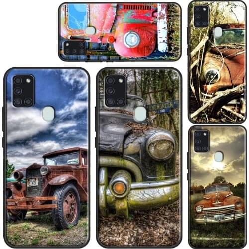 Old Retro Tractors Car Case For Samsung A21S A20e A11 A31 A41 A51 A71 A10 A20 A30 A40 A50 A70 A12 A32 A42 A52 A72