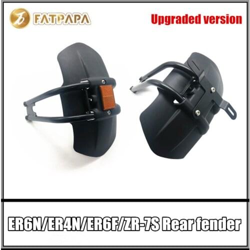 Upgraded version - Motorcycle License plate frame Night light Rear Fender FOR KAWASAKI ER6N ER4N ER6F ZR-7S ZR7S