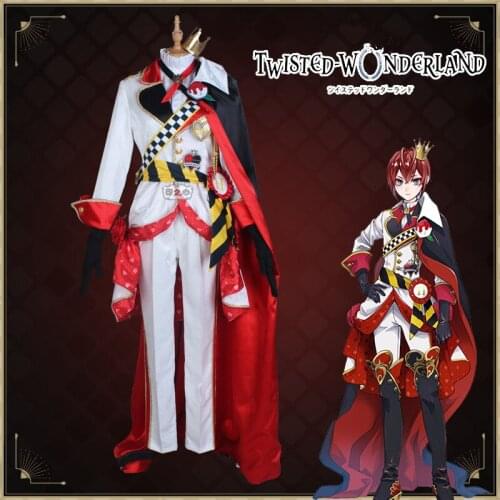 Twisted Wonderland Riddle Cosplay Costume Uniform Suit Villain Academy Adventure Mobile Game Role Play Clothing Custom-Make Any