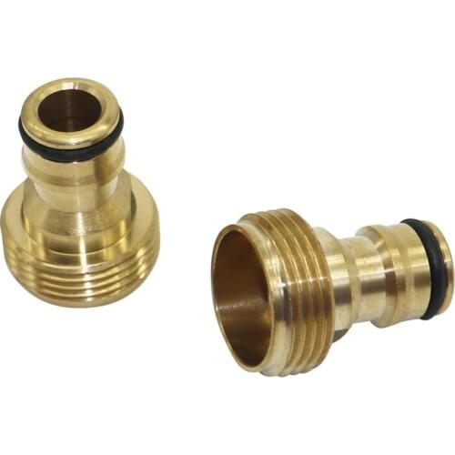 Universal 3/4" Male Thread Tap Connector Agriculture Hose Adaptor Water Pipe Fitting Car Wash Faucet Quick Connector 1 Pcs
