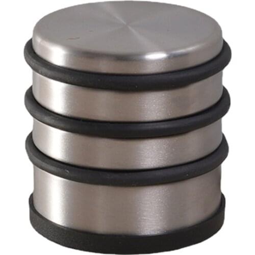 1 Pcs Durable Floor Door Stopper Stainless Door Stopper Interior Rubber Floor Mounted Door Holder Catch Stop for Door Stopper