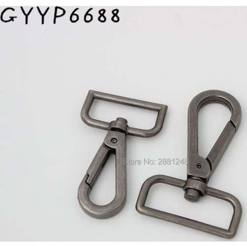 10-30pcs 20mm 25mm 32 39mm new old silver trigger snap hook hand bag gold swivel clasp hooks hardware accessory DIY High quality