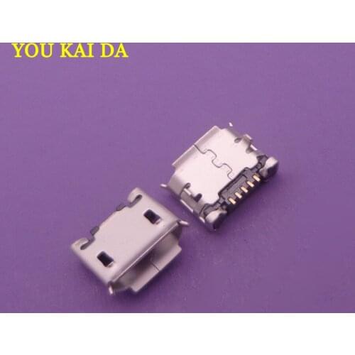 20pcs/lot For Alcatel 4010 OT4010 Vodafone 875 V875 micro mini 5 pin usb charge charging jack connector plug dock socket port