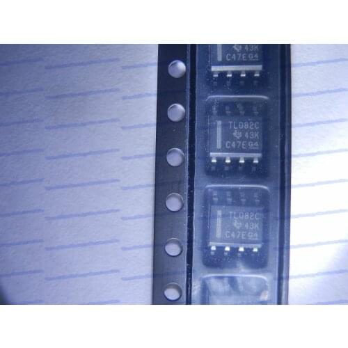 100PCS/LOT TL082C TL082 SOP8 IC OPAMP JFET 4MHZ