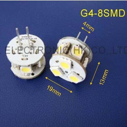 12VDC 5050 3 chips G4 led lighting / G4led light / G4 bulb led / G4led bulbs / led G4 12V (free shipping 2pcs/lot)