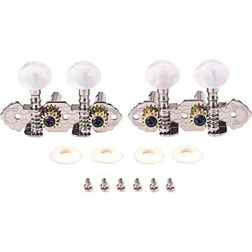 1R1L Guitar Tuning Pegs Machine Head Tuner for 4 String Cigar Box Ukulele Guitar