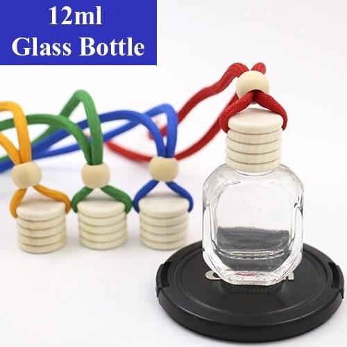 30pcs/lot 12ml The Smell Of Perfume Pendant Car Accessories Pendant In Addition To Perfume Bottle Oil Car Perfume Bottles Car