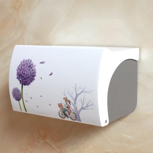 Toilet Paper Holder Plastic Acrylic Waterproof Toilet Roll Holder Box Paper Towel Box Roll Cocina Accesorio Tissue Boxes Plastic
