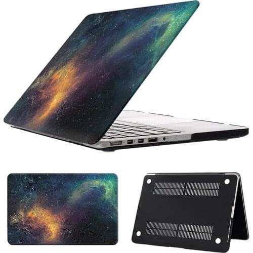 Orange Star Hard Laptop Bag Case for Apple Macbook Air Pro Retina 11 12 13 15 Laptop Bag for Mac Book Air 13 Cover Case Shell