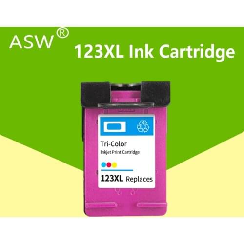 ASW 123 For HP123 123XL Ink Cartridge for HP DeskJet 1110 1111 1112 2130 2132 2134 Officejet 3830 3831 3832 3834 Printer