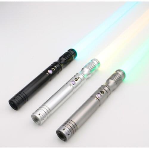 Cieltan Saber RGB Lightsaber Dueling FOC Metal Handle Force FX 12 Colors 6 Sound Fonts Blaster Lock-Up Light Sword-TS013