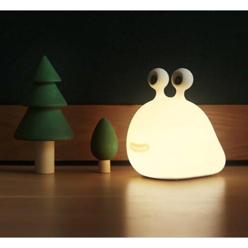 Nursery Night Light for Kids, Safe Silicone Cute Animal Baby Lamp with Touch Sensor, Portable Rechargeable Timable LED Lamp