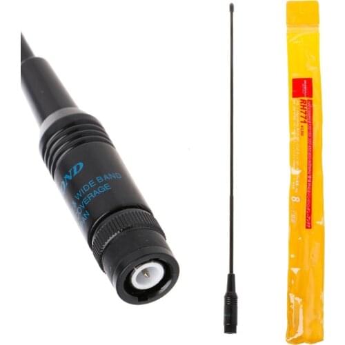 RH-771 Dual Band VHF/UHF BNC Talkie Handheld Radio Antenna For Baofeng UV-5R
